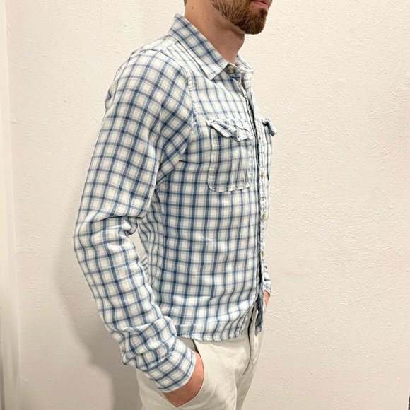 Abercrombie & Fitch Mens Flannel Long Sleeve Shirt. - Picture 3 of 7
